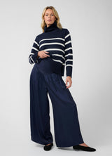 Flowy Wide Leg Woven Maternity Pant