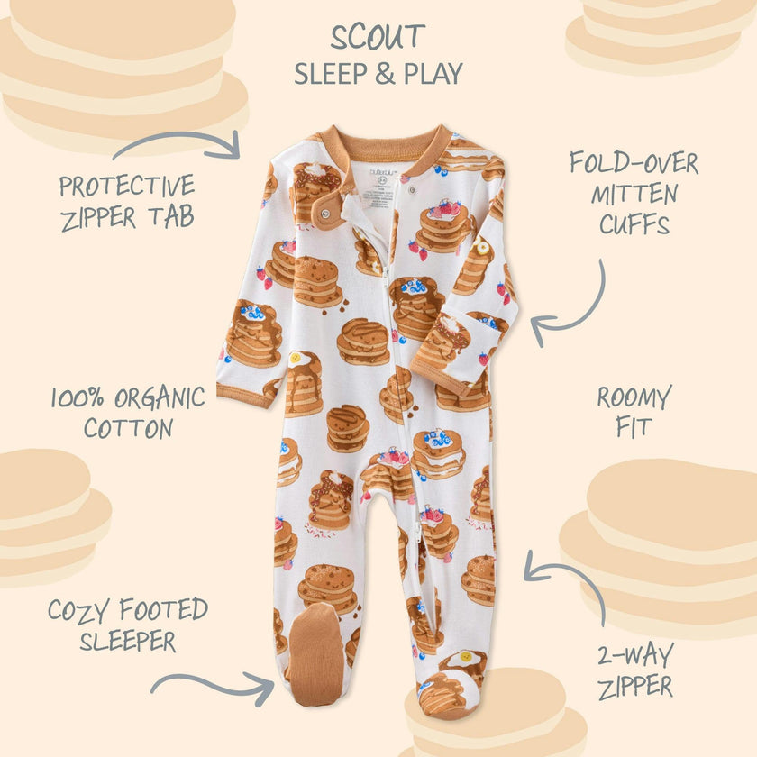 SCOUT Sleep & Play Baby Boys Pajamas