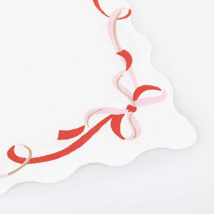 Ribbon Bow Large Napkins