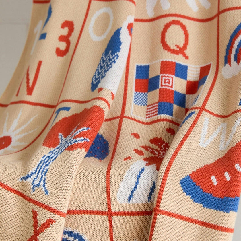 ABC Knit Midi Blanket