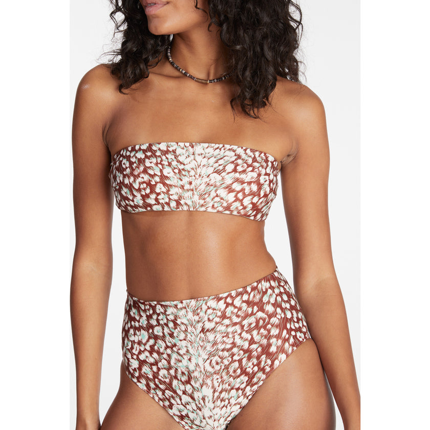 Women's Kaia Bikini Bottom, Burgundy