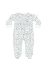 Blue Meadow Smocked Footie