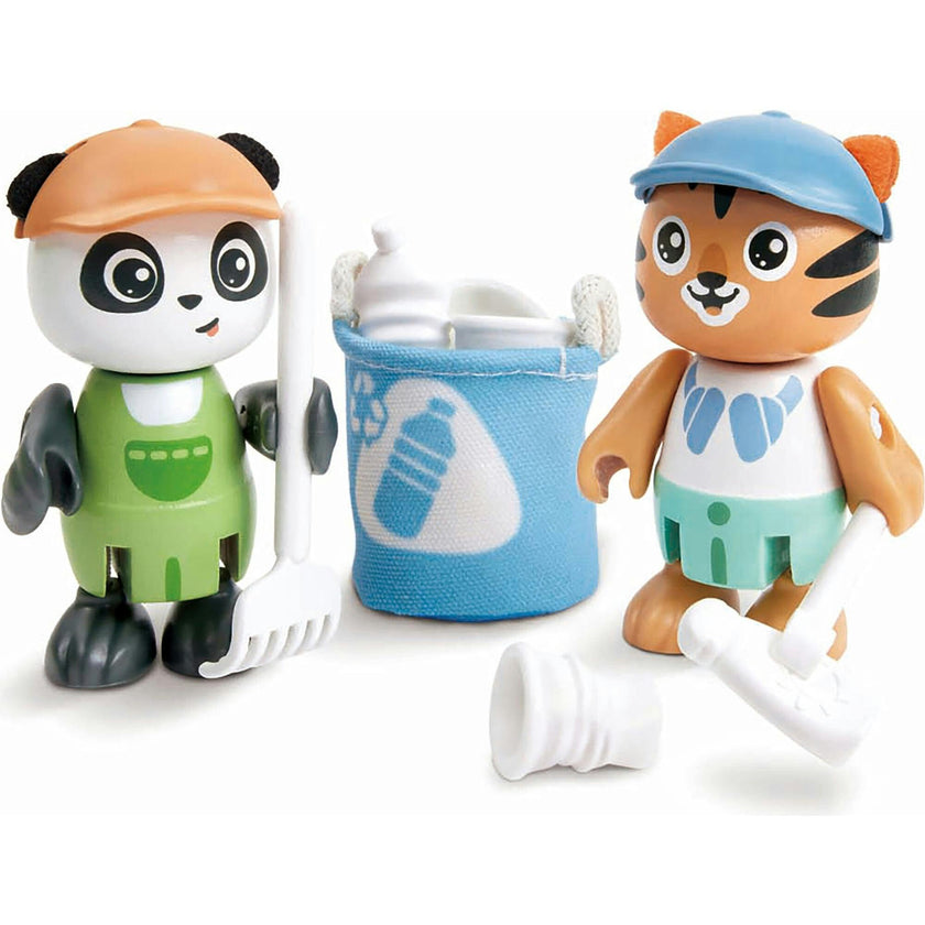 Hape: Eco-Camping Playset - 24pc Wooden Nature Toy