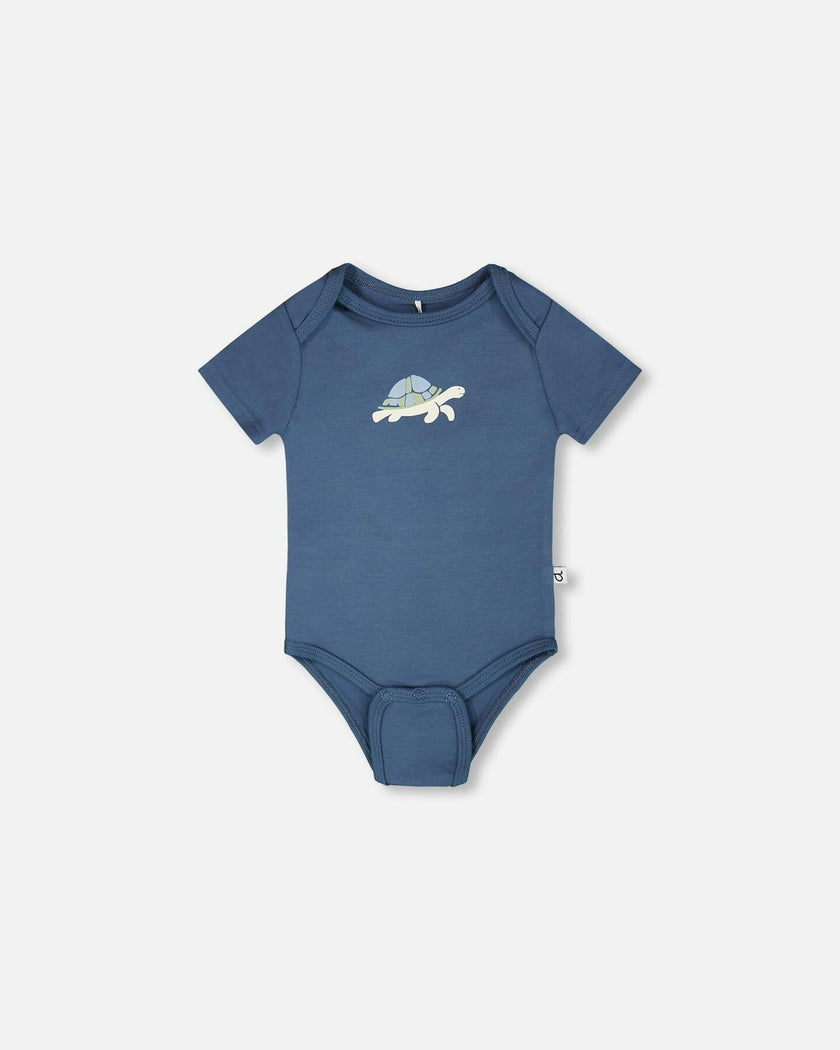 Evolutive Organic Cotton Jersey Onesie