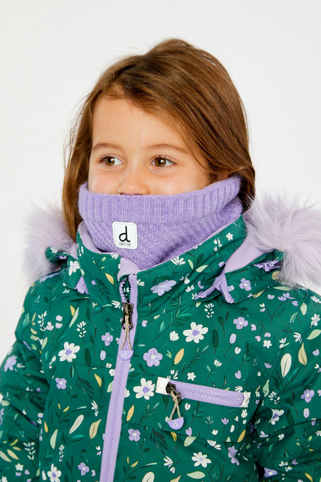 Winter Knit Neckwarmer Violet