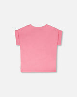 Organic Cotton Jersey T-Shirt Pink