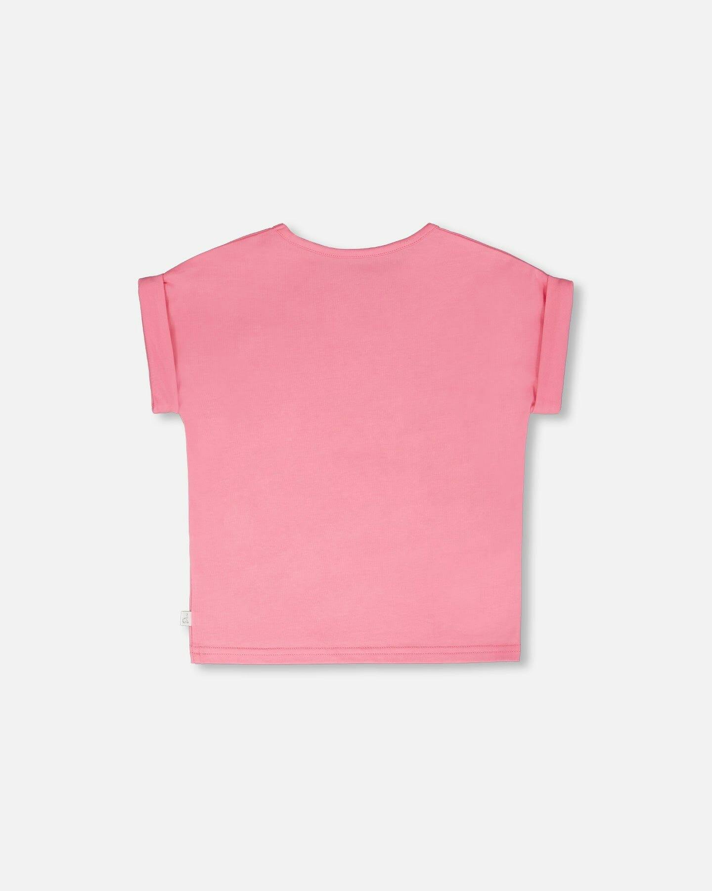 Organic Cotton Jersey T-Shirt Pink