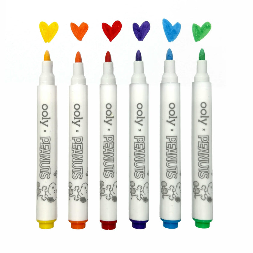 OOLY x Peanuts DIY Shrink Art Kit - 20 Charms 6 Markers