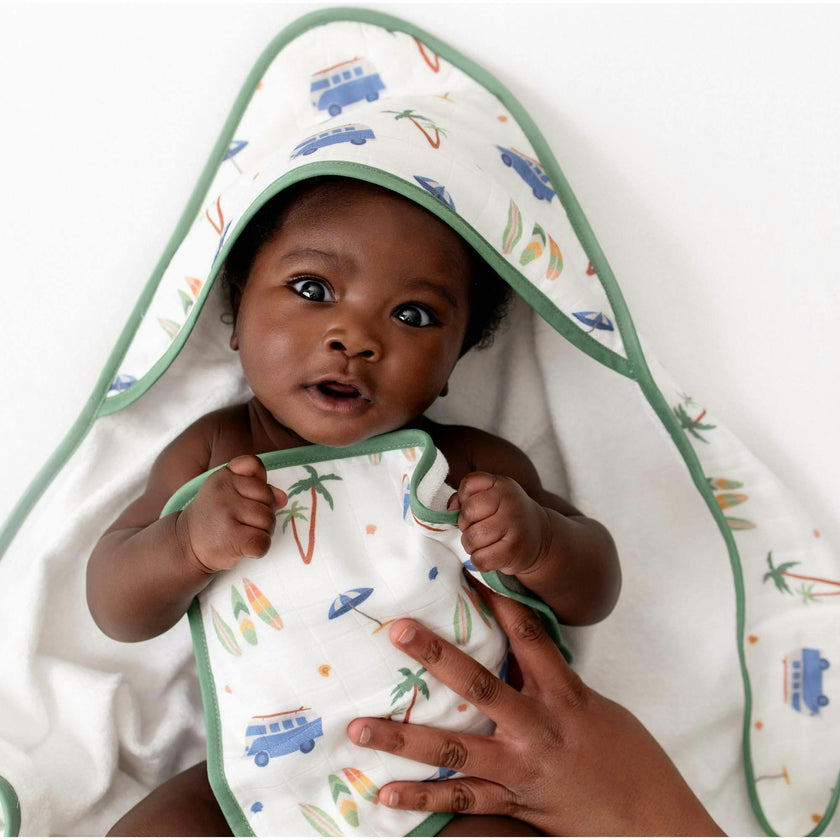 Surfboard Hooded Towel Set