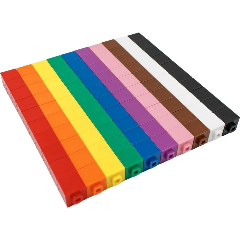 100 Mathcubes - Pack of 100 Multi-Colored Cubes