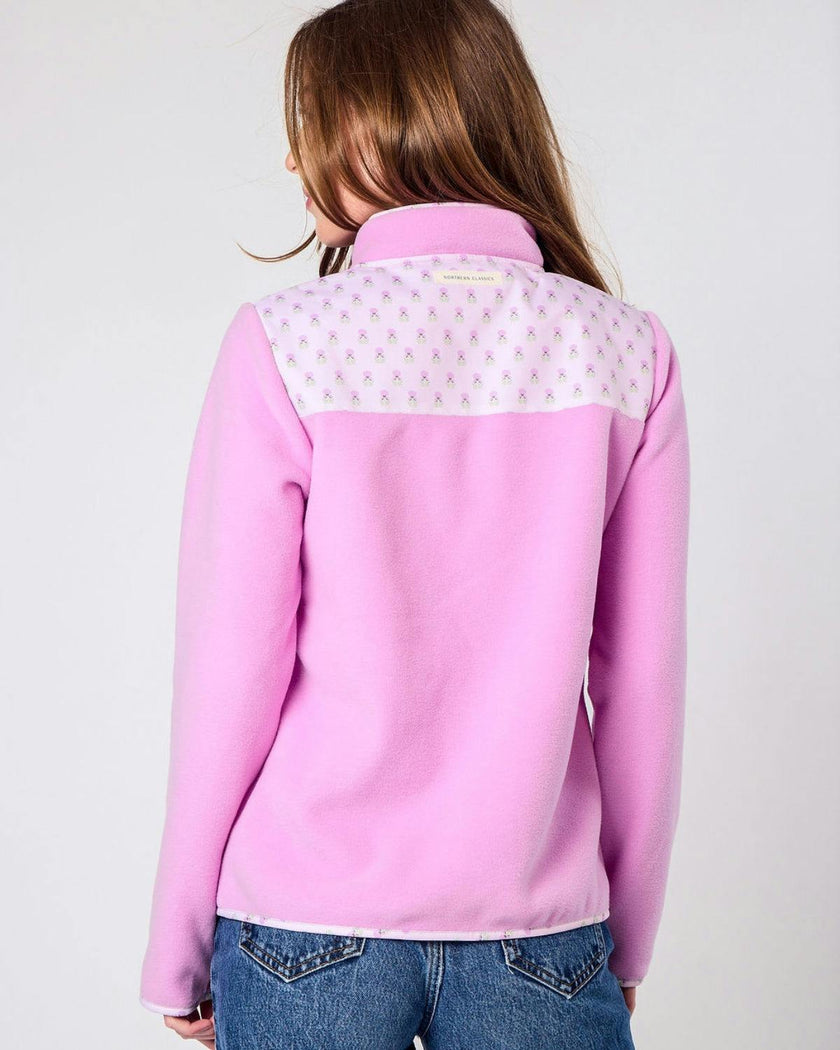 Women's Fleece Jacket in Pink Lavender