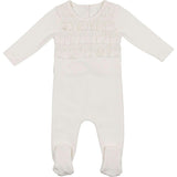 Ruffle Ruched Footie