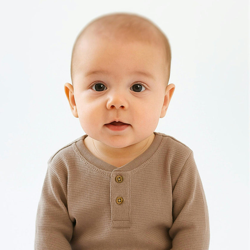 PAYTON 5-Pack Toddler Long Sleeve Thermal Henley Shirts