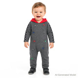 Infant Hooded Romper | Race Day