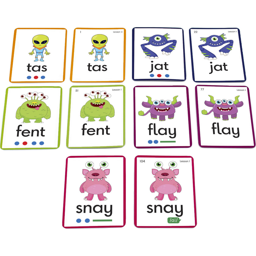 Alien Word Flashcards: The Science of Reading Supplementary Resources