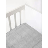 Brush-Stroked Cotton Fitted Crib Sheet