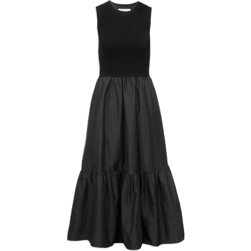 Women's Crew Neck Josephina Dress, Black