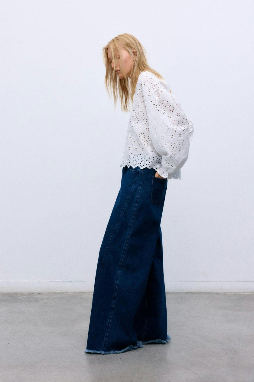 Sakura Woman Blouse Pure Cloud