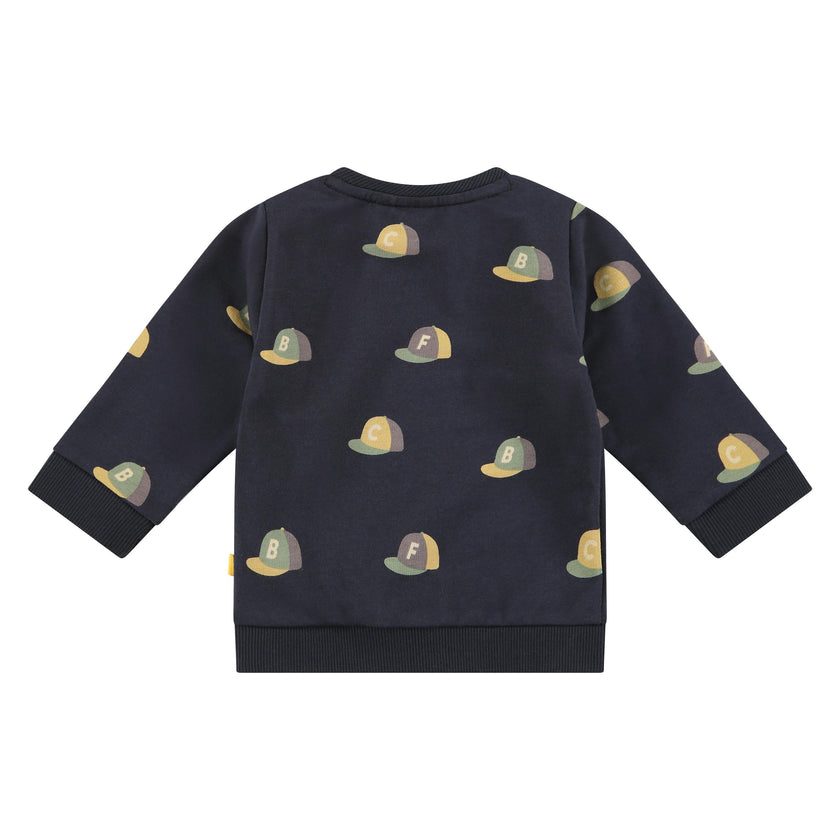Allover Baseball Hat Sweatshirt
