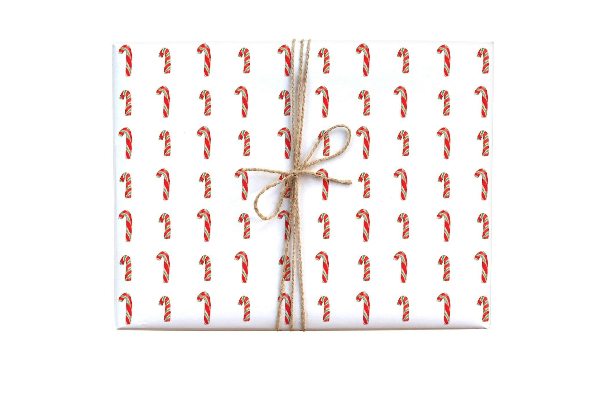 Candy Cane Gift Wrap