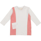Colorblock Pocket 3-Quarter Sleeves Tee