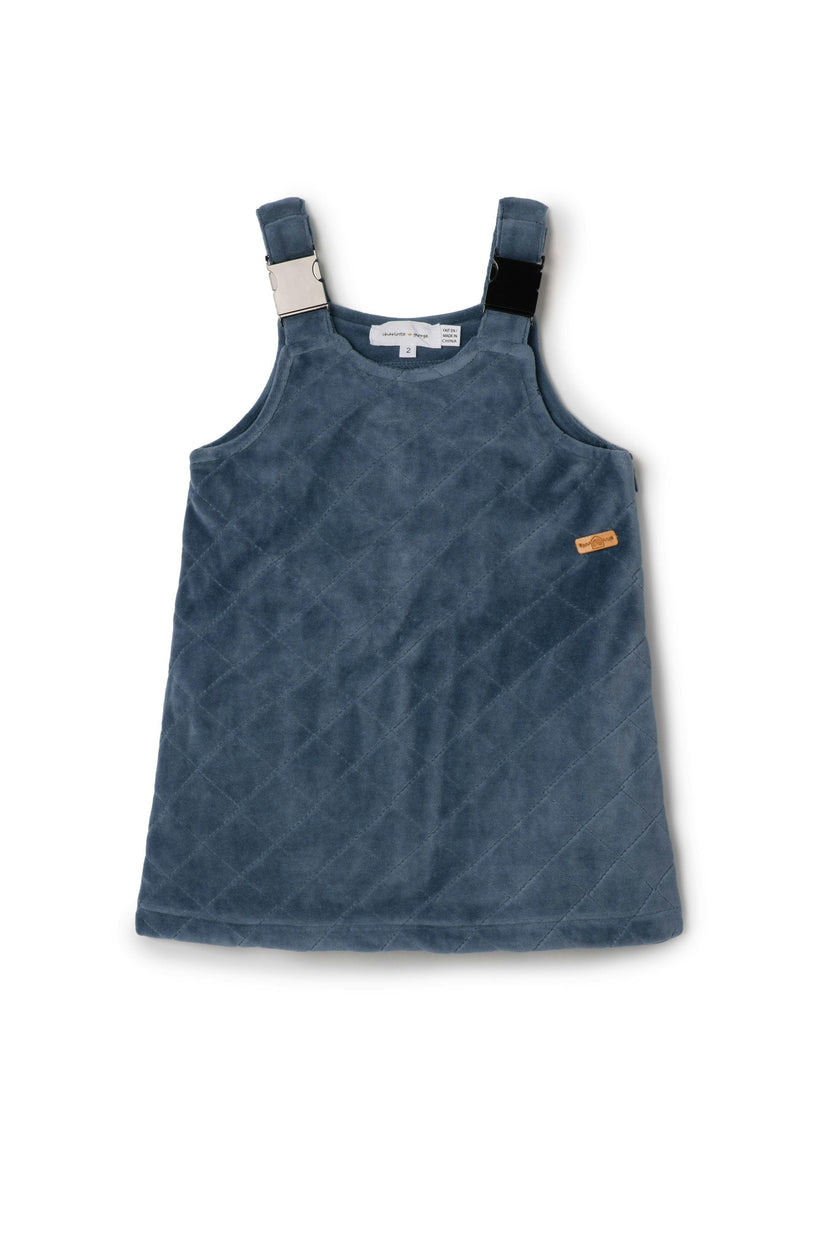 Velour Quilted Adjustable Straps Jumper