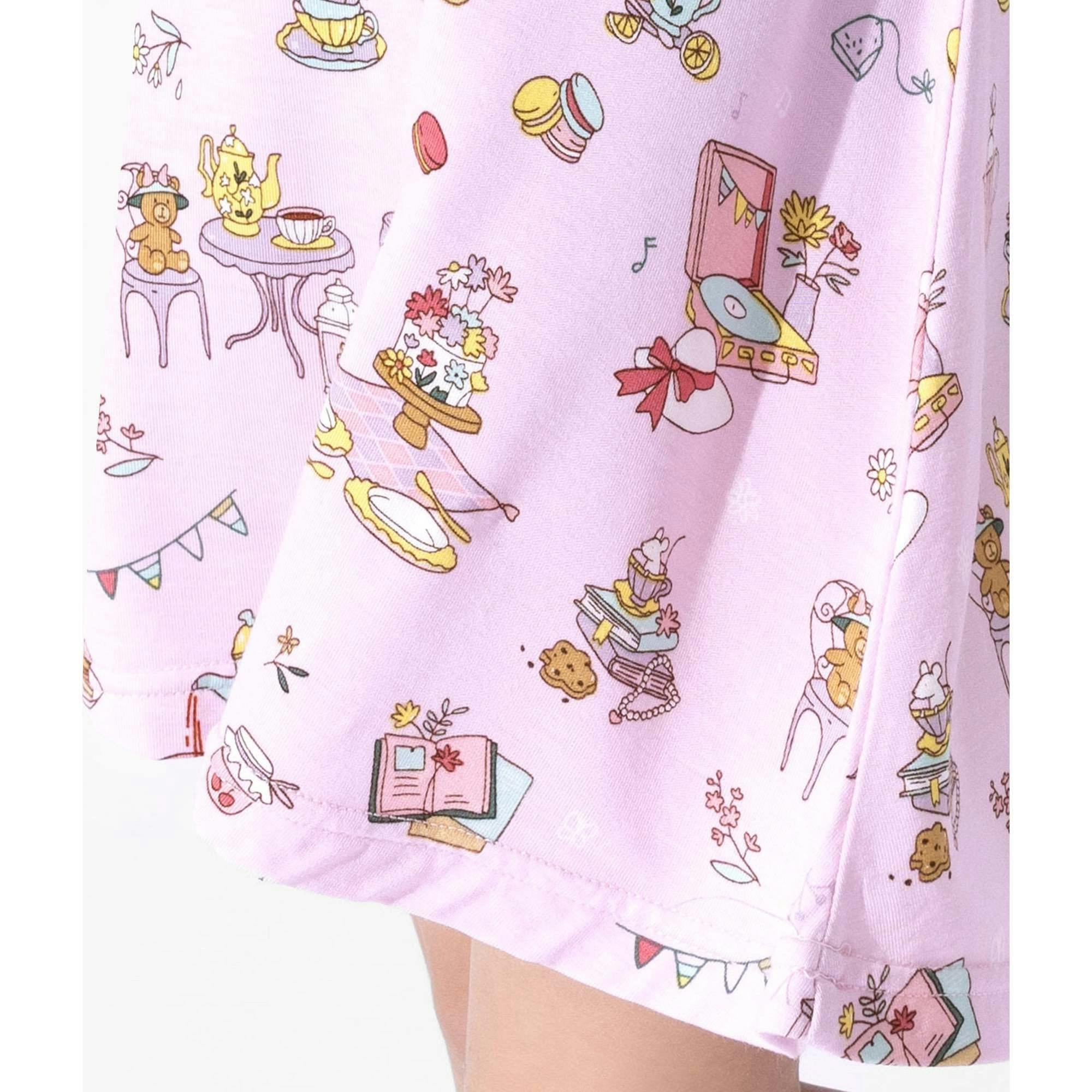 Tea Party Girls' Short Sleeve Dress