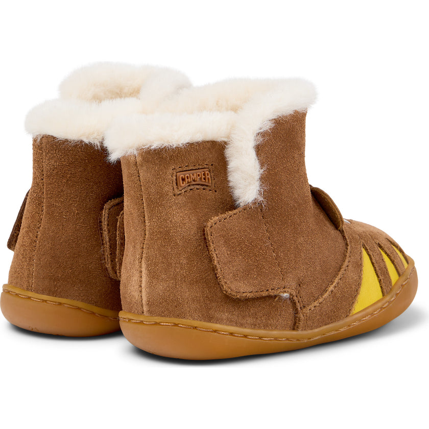 Boots Peu Cami First Walker Medium Brown, Brown