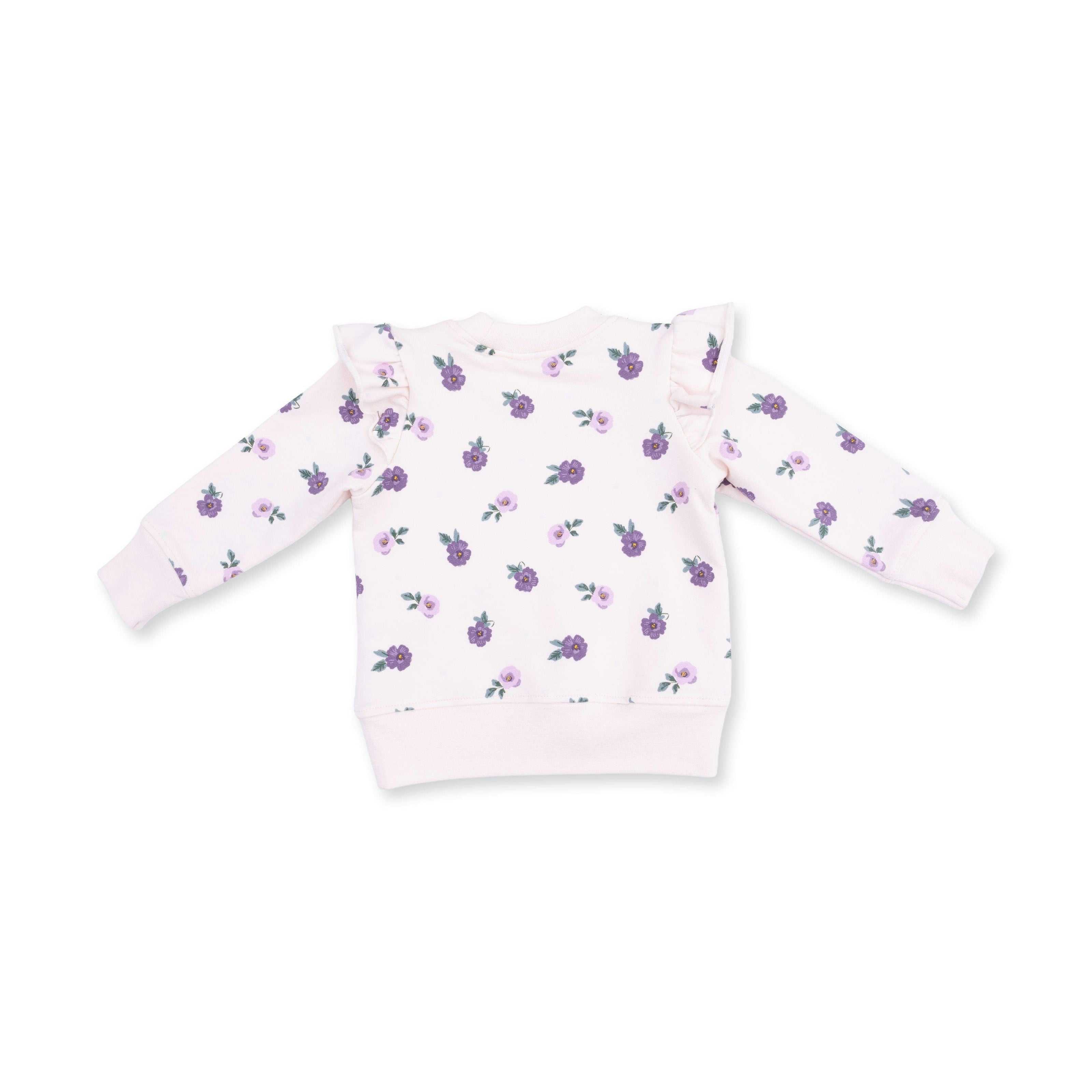 Violetta Floral - Ruffle Sweatshirt and Legging