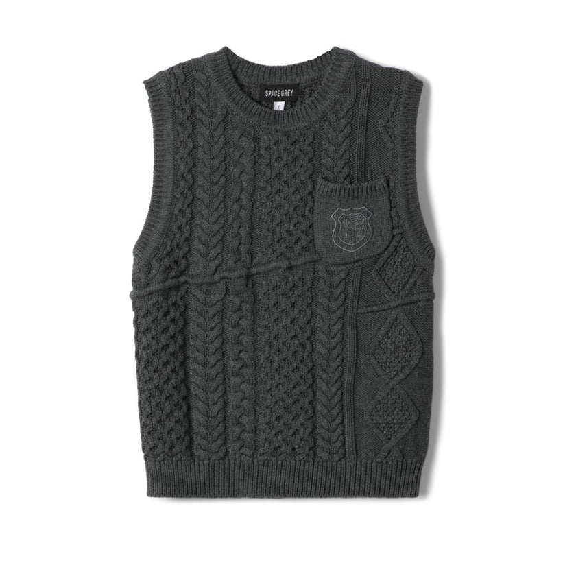 Crest Knitted Vest