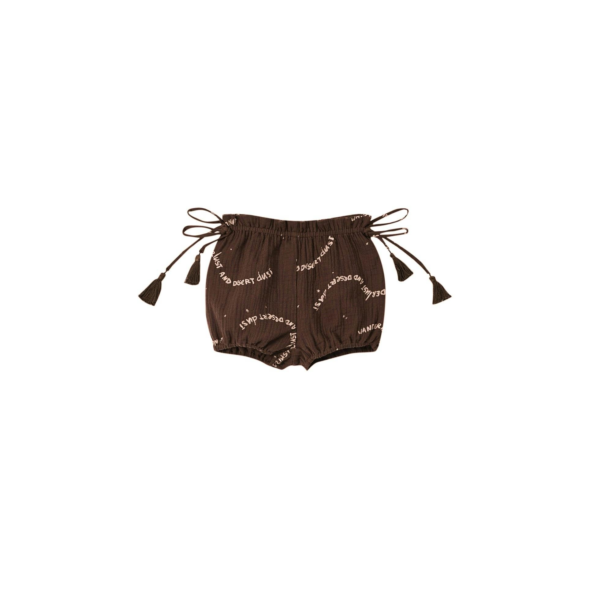 Baby Girls Gauze Double Side Tassel-Tie Bloome