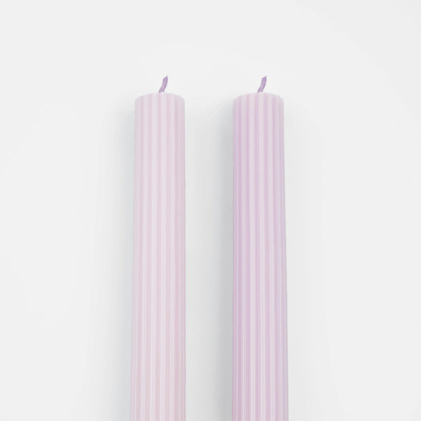 Dusty Lilac Table Candles