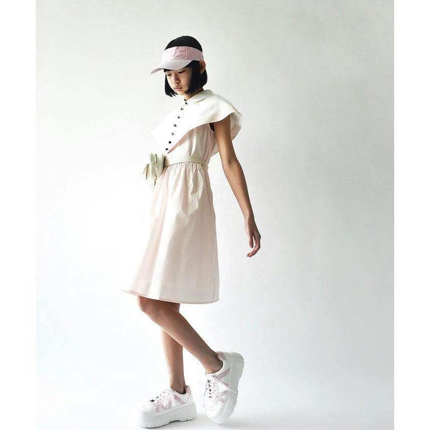 Stella dress (blush pink/ivory)
