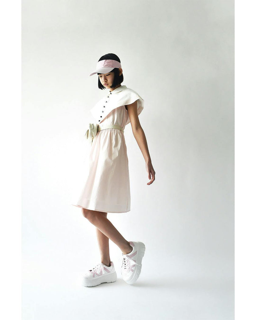 Stella dress (blush pink/ivory)
