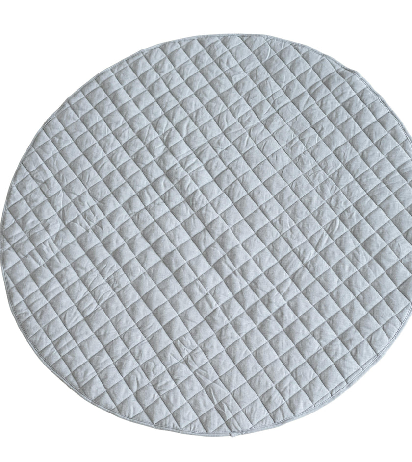 Linen Round Play Mat