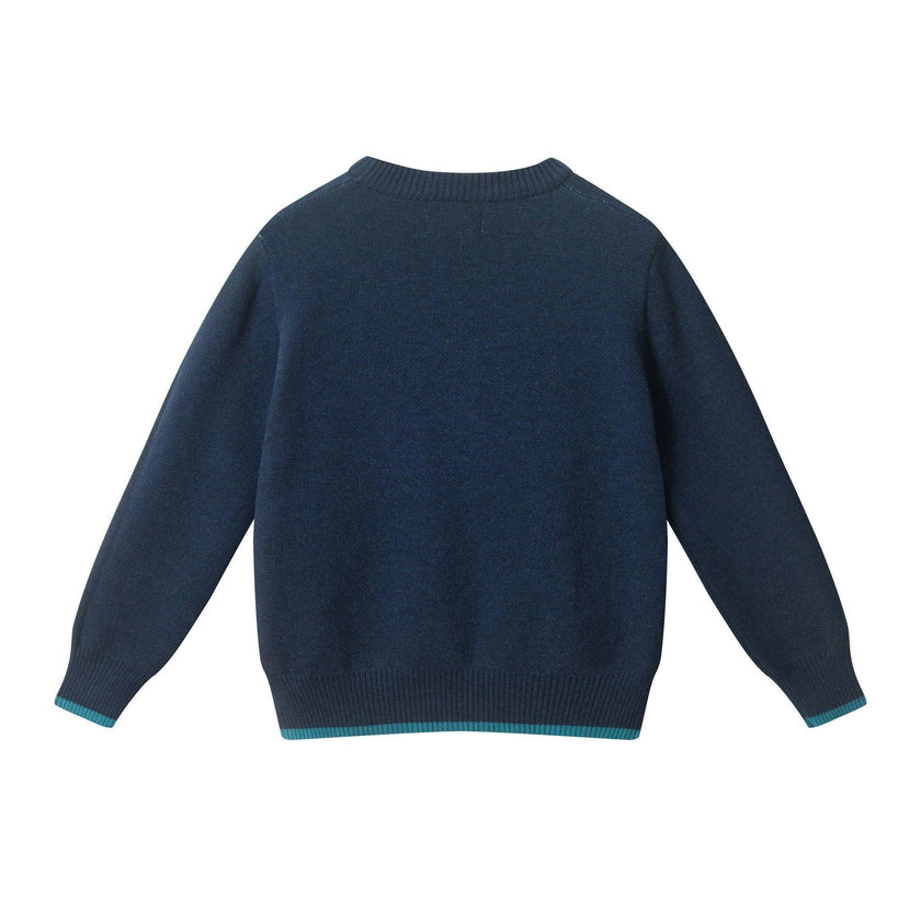 Toddler & Kids Boys Graphic Sweater | Space Rocket