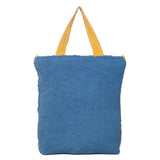 Snuggle Tote XL – The Oversized Sherpa Tote Bag for Sleepovers, Hudson Blue