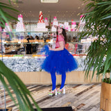 A Leading Role x Strawberry Shortcake Premium Adult Berry Blue Tulle Skirt