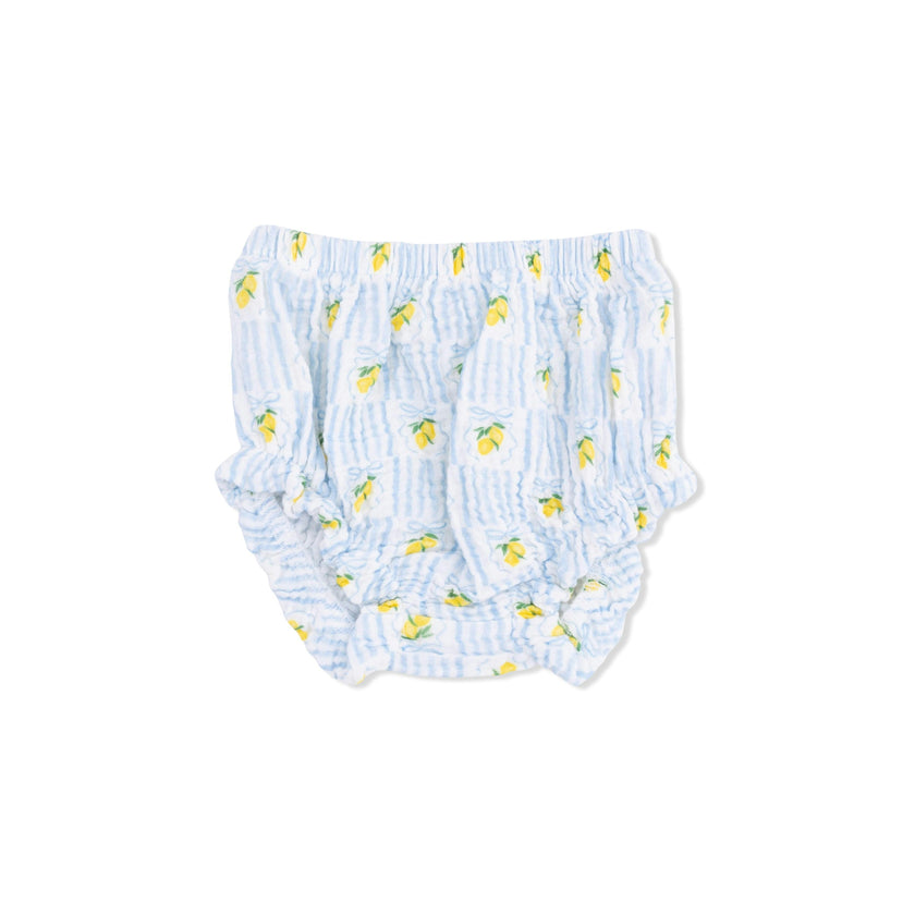 Lovely Lemons - Smocked Top with Bloomer & Sun Hat Set