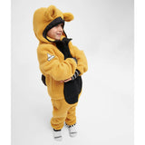 Teddy Fleece Jumpsuit, Brown