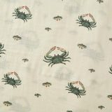 Coastal Crab Hooded Swaddle Blanket
