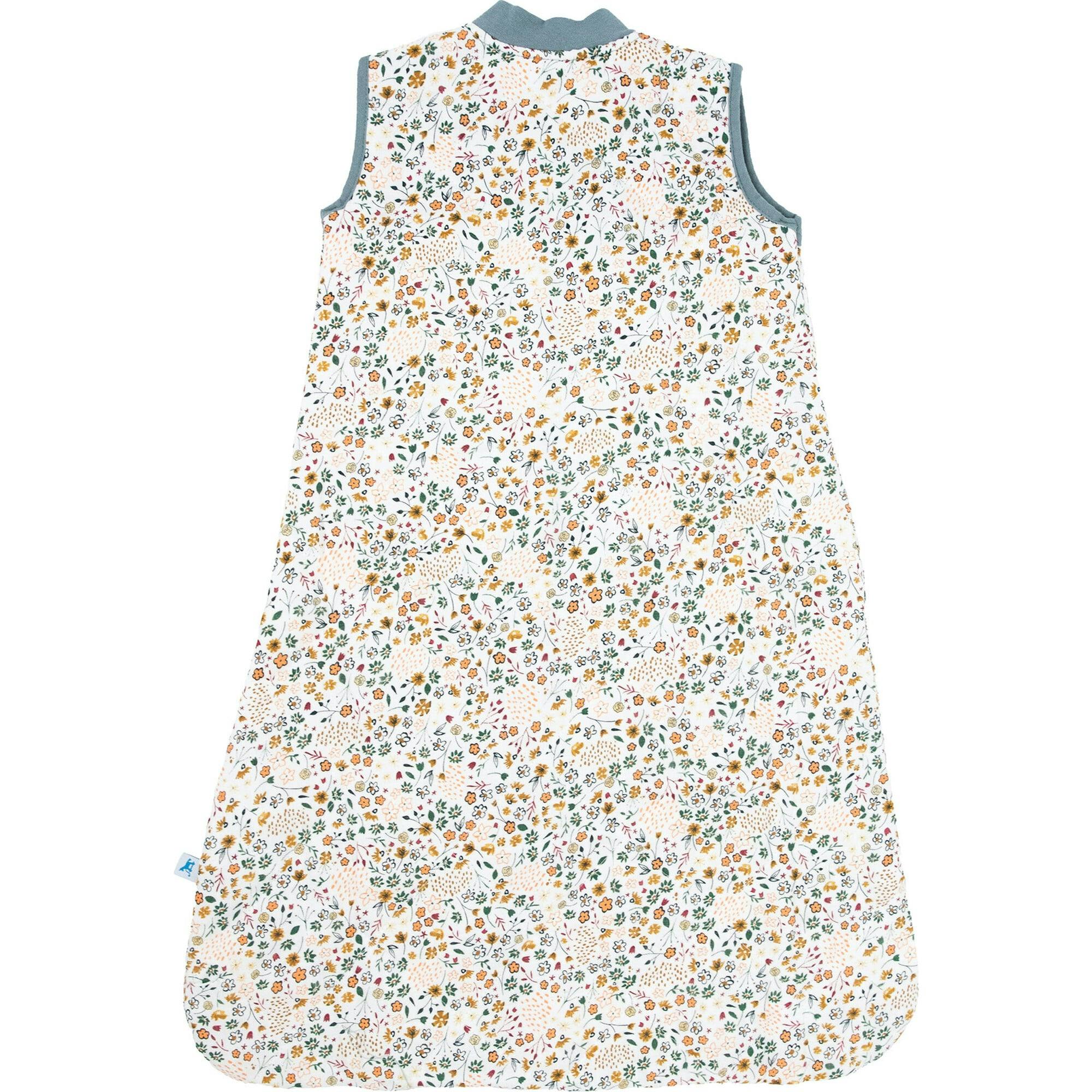 Cotton Muslin Quilted Sleep Bag - Pressed Petals