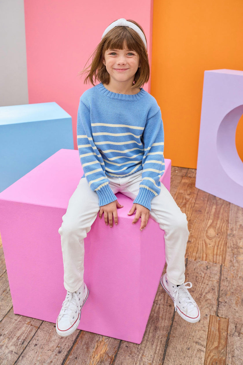 Striped Sweater - Blue
