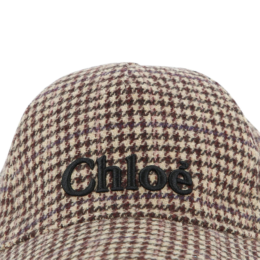 Houndstooth Logo Cap