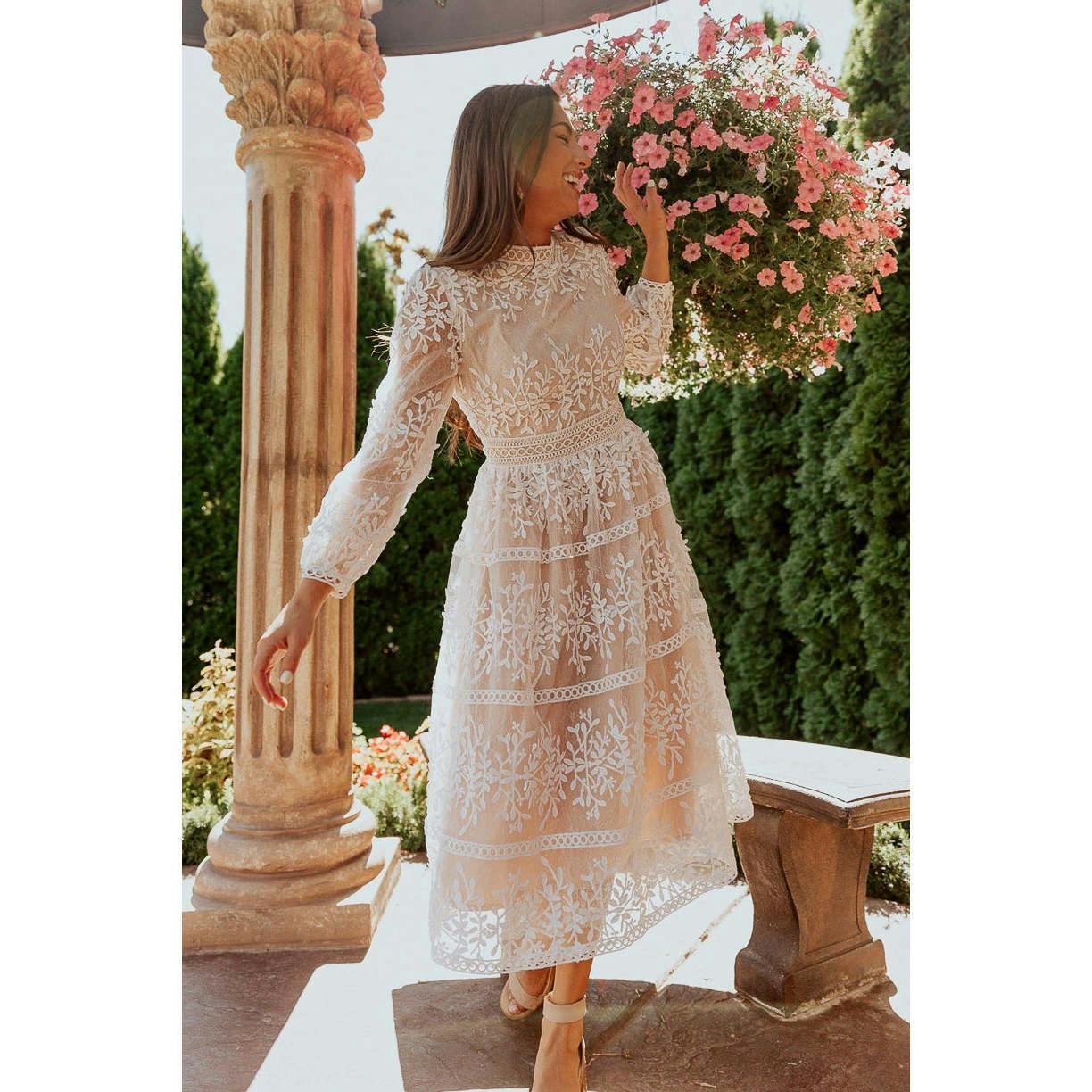 Sicily Dress - Champagne Lining