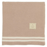Duo Stripe Chunky-Knit Blanket