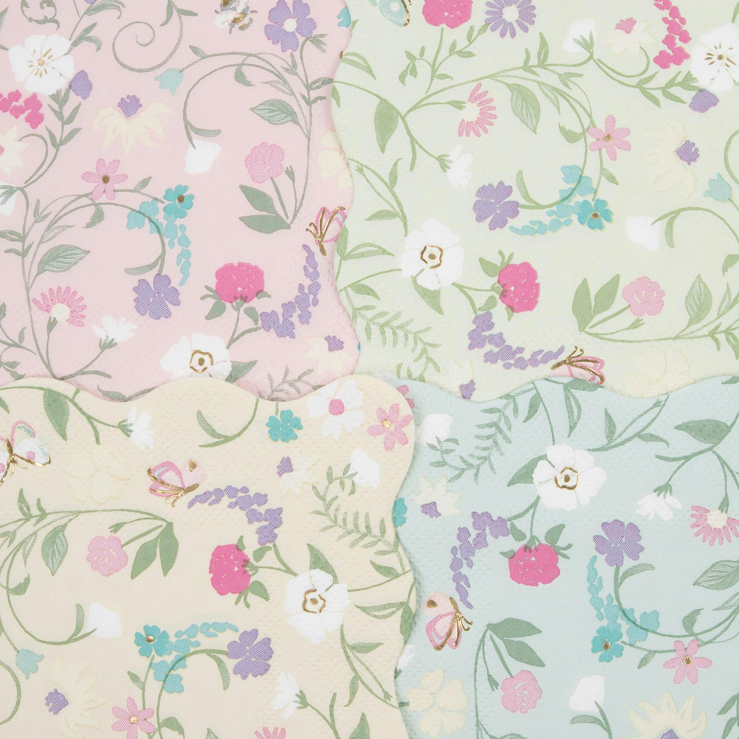 Ladurée Floral Small Napkins