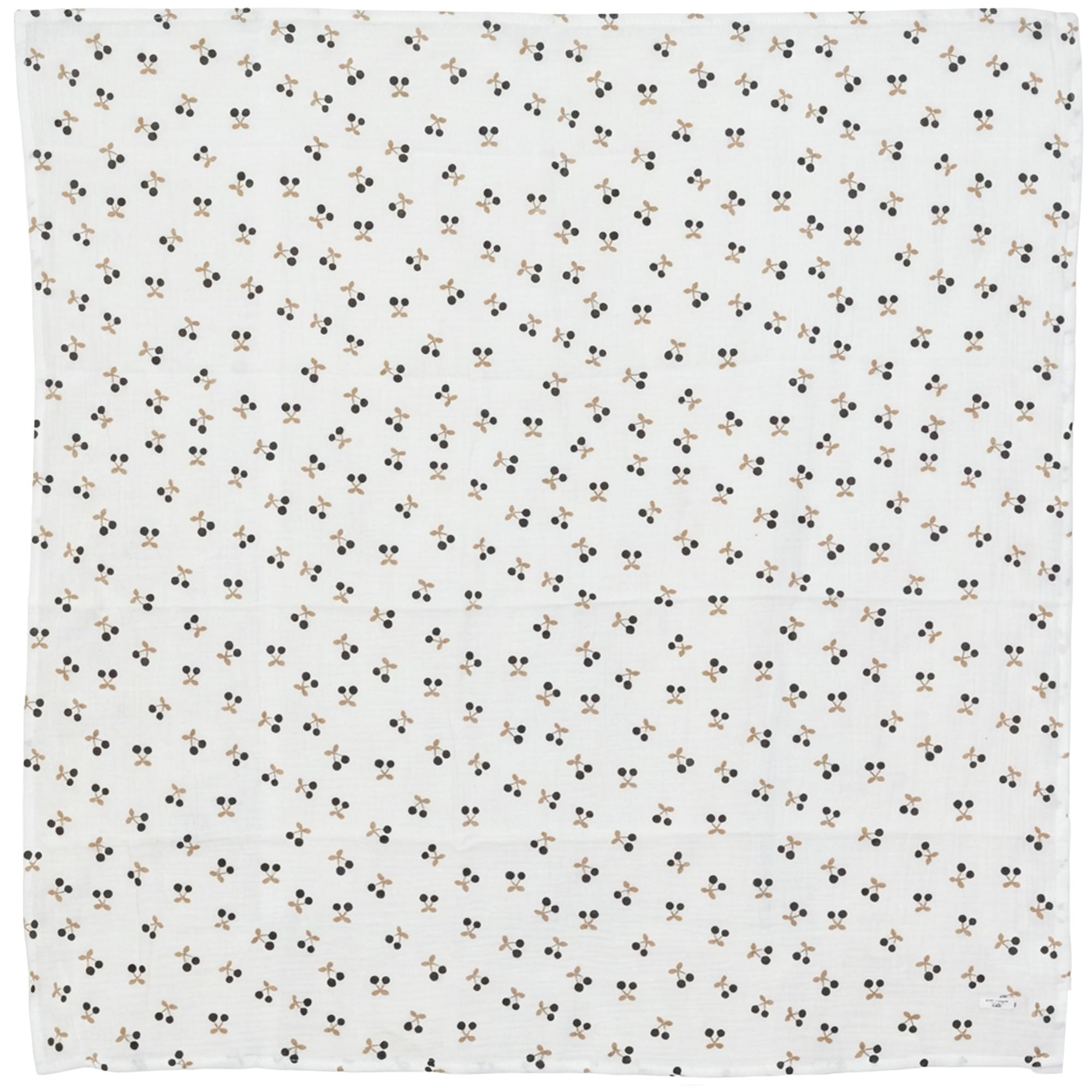 Cherry Print Crinkle Swaddle