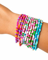 Bright Pops of Color Bracelet Stack (set of 12)