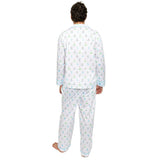 Men's Golf Long PJ Set - Organic Cotton Poplin